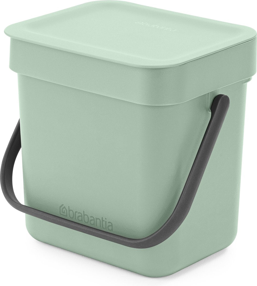 Brabantia sort go bordplade affaldsspand - 3 liter - jadegrøn