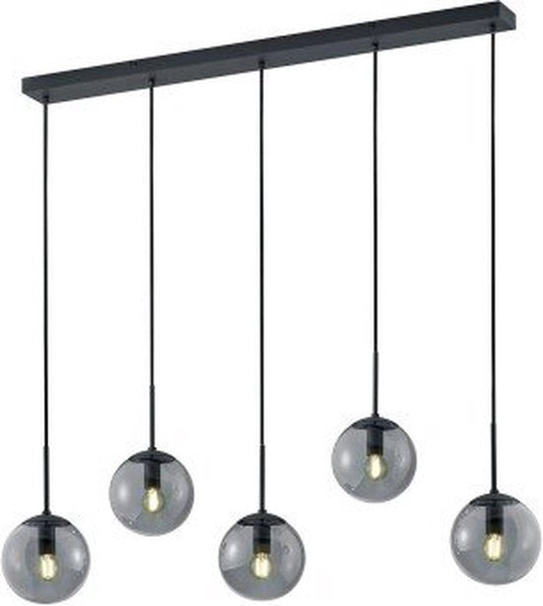 Trio balini - hængelampe - antracit - ekskl. 5x e14 28w