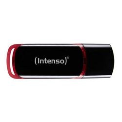 USB stick intenso business line 8 GB sort rød