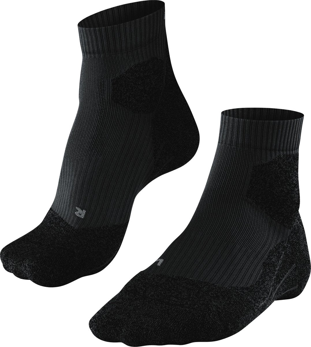 Falke ru trail anti-blister funktionsmateriale løbestrømper herre sorte - str. 46-48