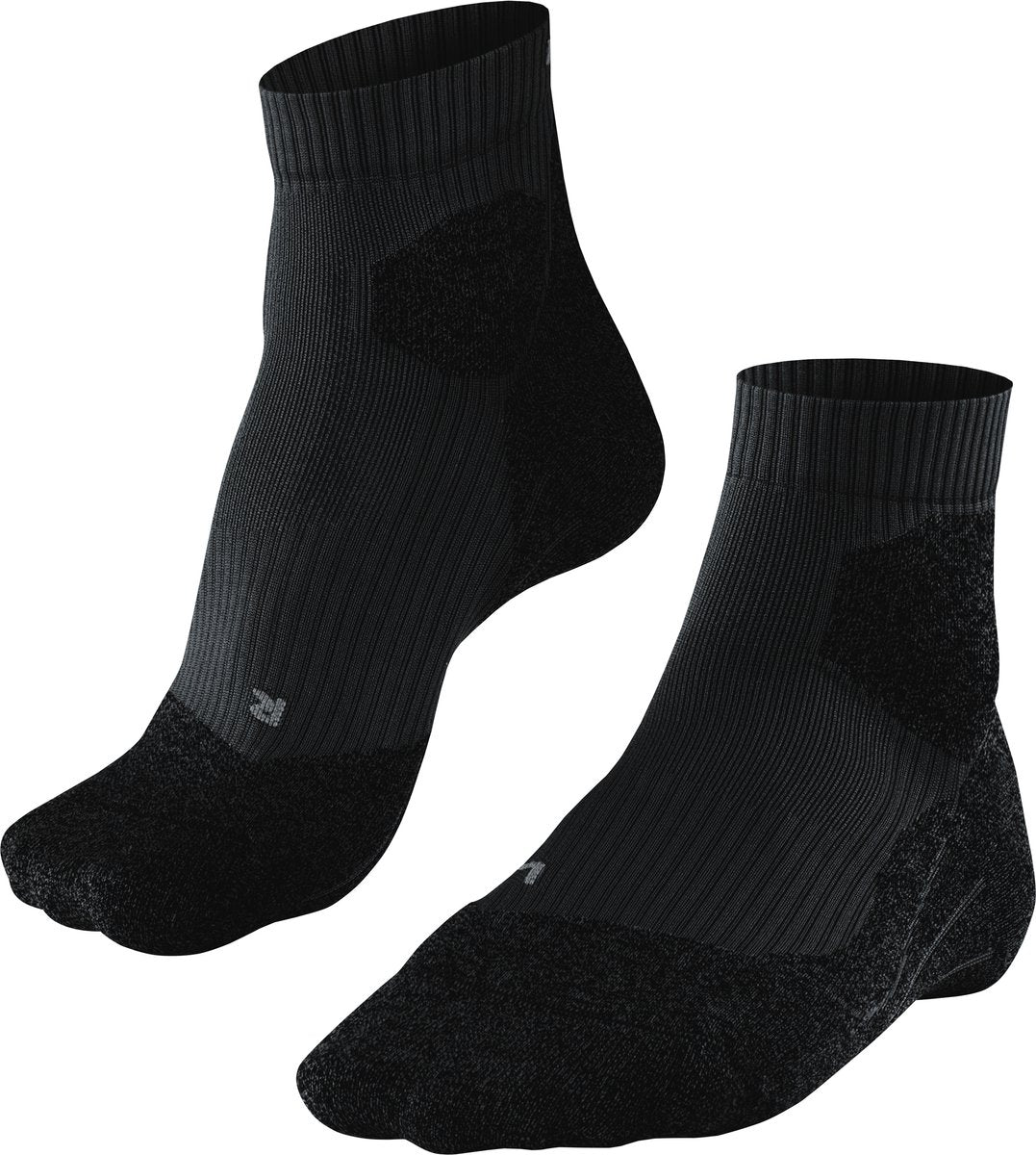 Falke ru trail anti-blister funktionsmateriale løbestrømper herre sorte - str. 42-43