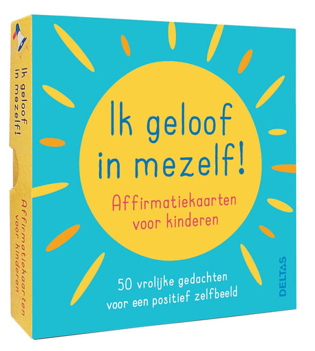 Deltas Jeg tror på mig selv bekræftelseskort til børn.