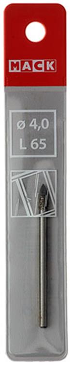 Mack 1018282 - glasflisebor ø 4,0 x 65 mm | 5 stk