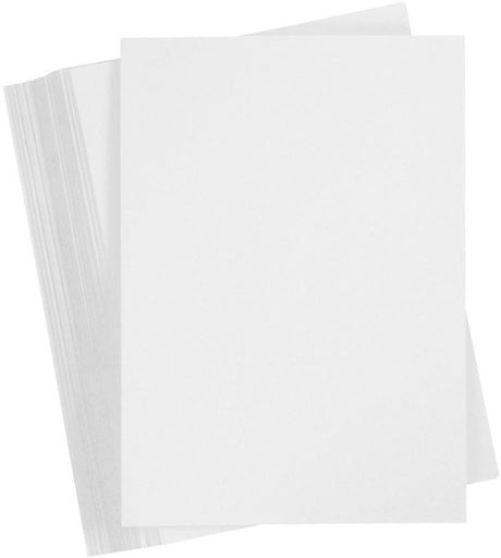 Creativ firma farvet pap, a6, ark 105x148 mm, 250 gr, hvid, 100 ark 1 æske