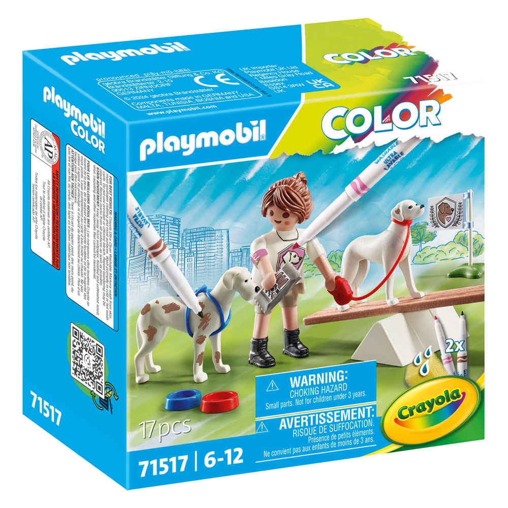 Playmobil farve hundetræning - 71517