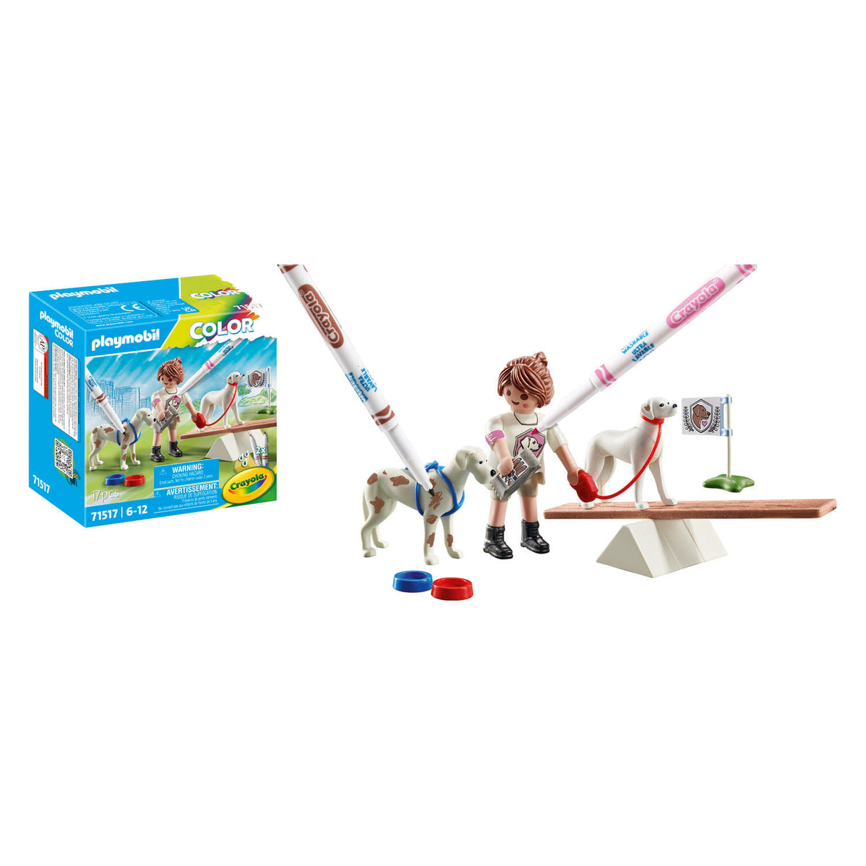 Playmobil farve hundetræning - 71517