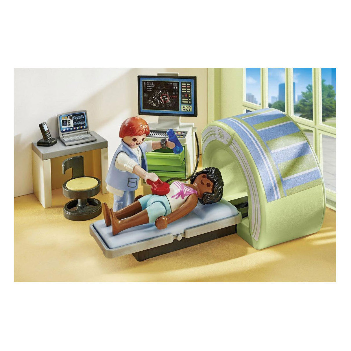Playmobil actionhelte MRI med patient - 71619