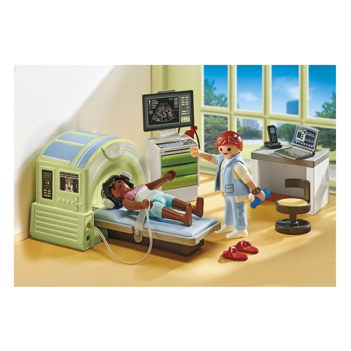Playmobil actionhelte MRI med patient - 71619