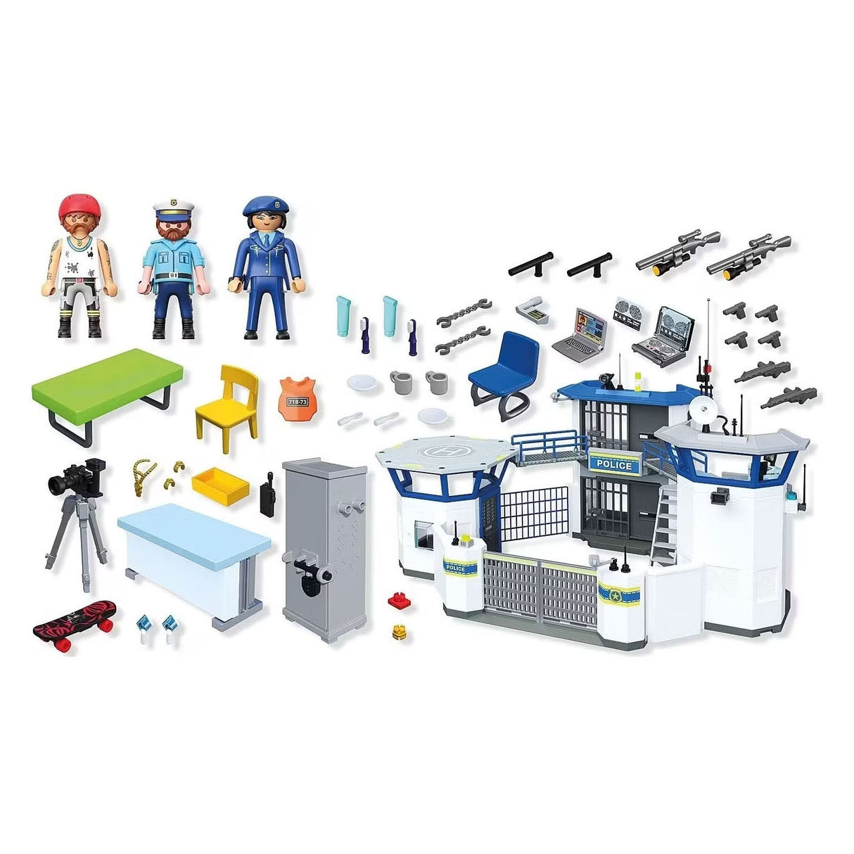 Playmobil city action politi kommandocenter - 71874