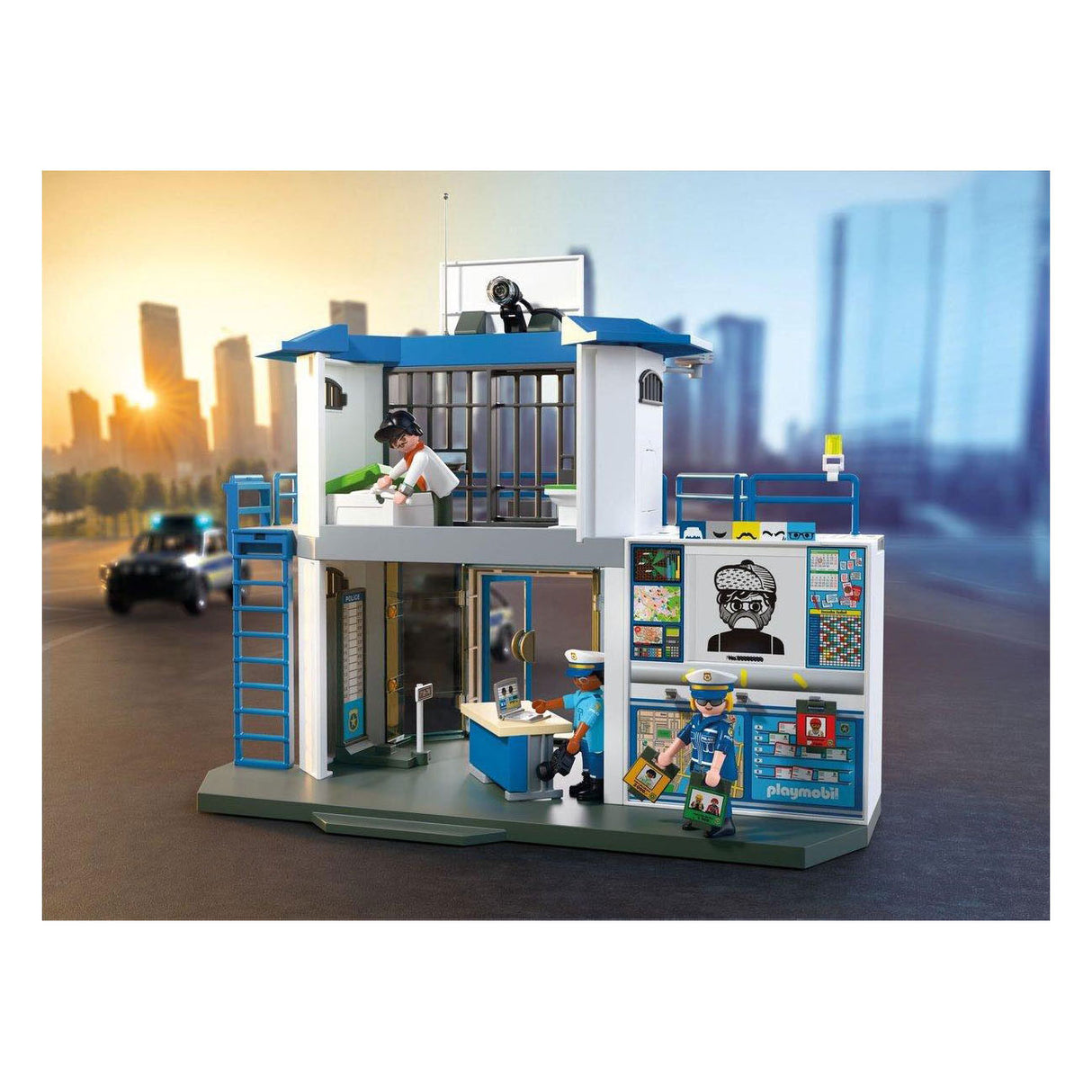 Playmobil city action politistation med undersøgelsesrum - 71875