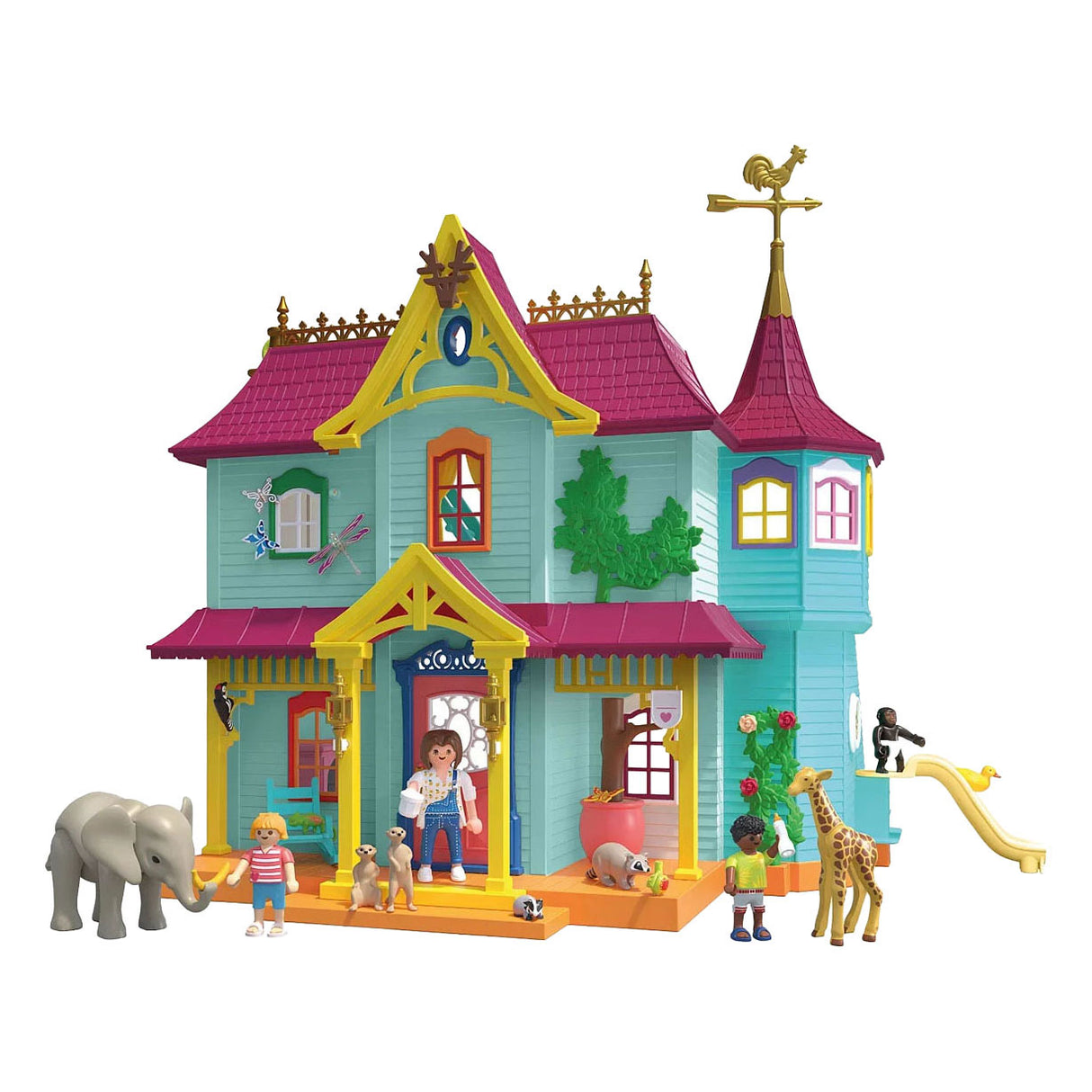 Playmobil dyrevenner livligt dyrehus - 71853