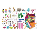 Playmobil dyrevenner livligt dyrehus - 71853