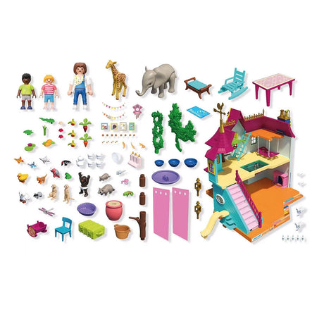 Playmobil dyrevenner livligt dyrehus - 71853