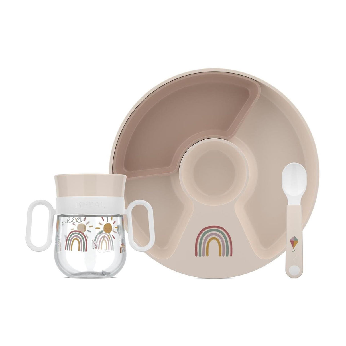 Mepal sunshine rainbow babyservies mio 3-delig