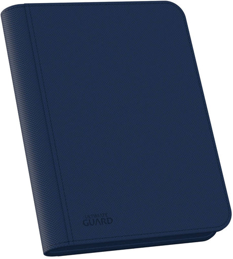 Ultimate guard zipfolio 160 8-lommers xenoskin - blå