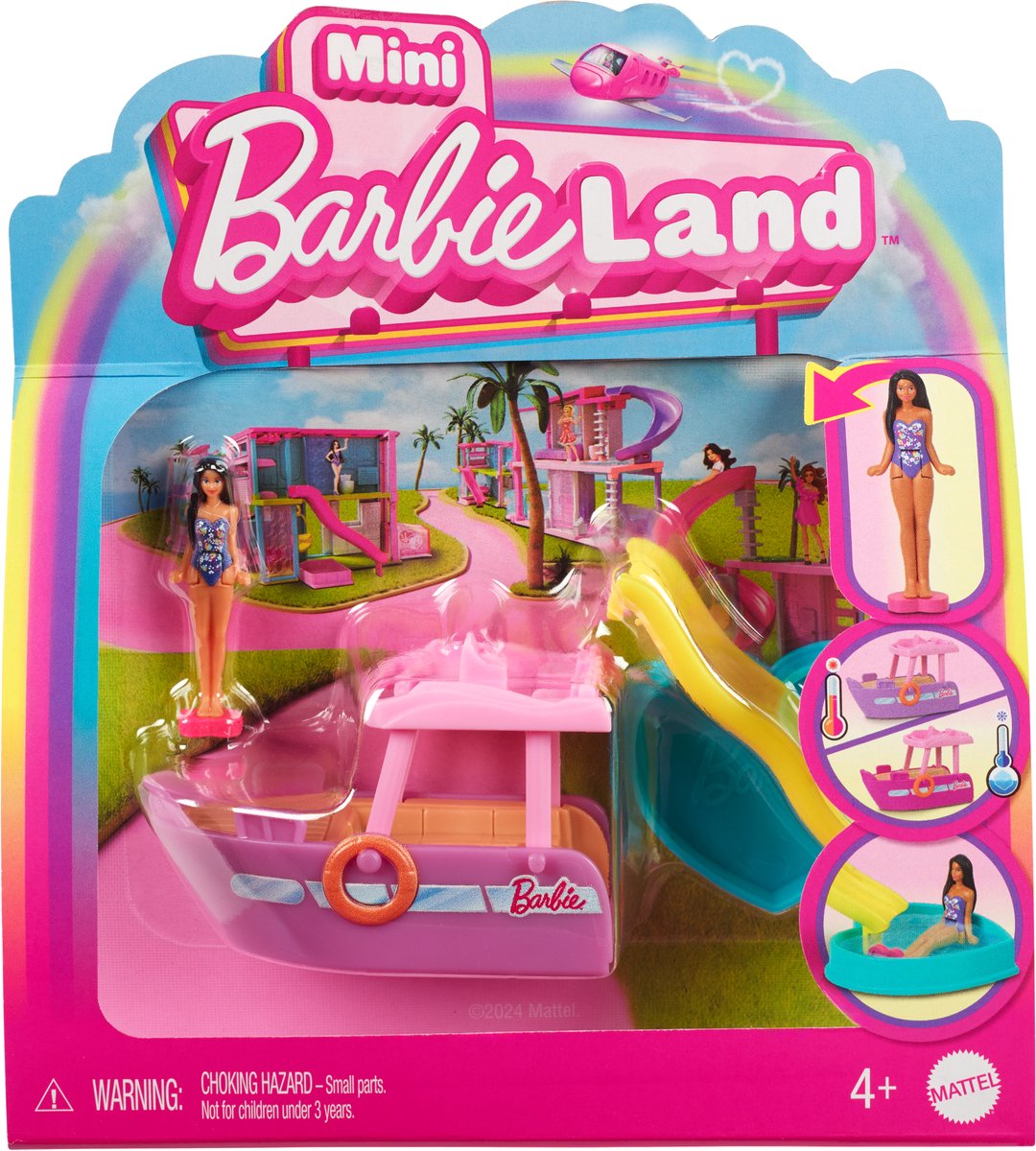 Barbie mini landkøretøj assorteret.