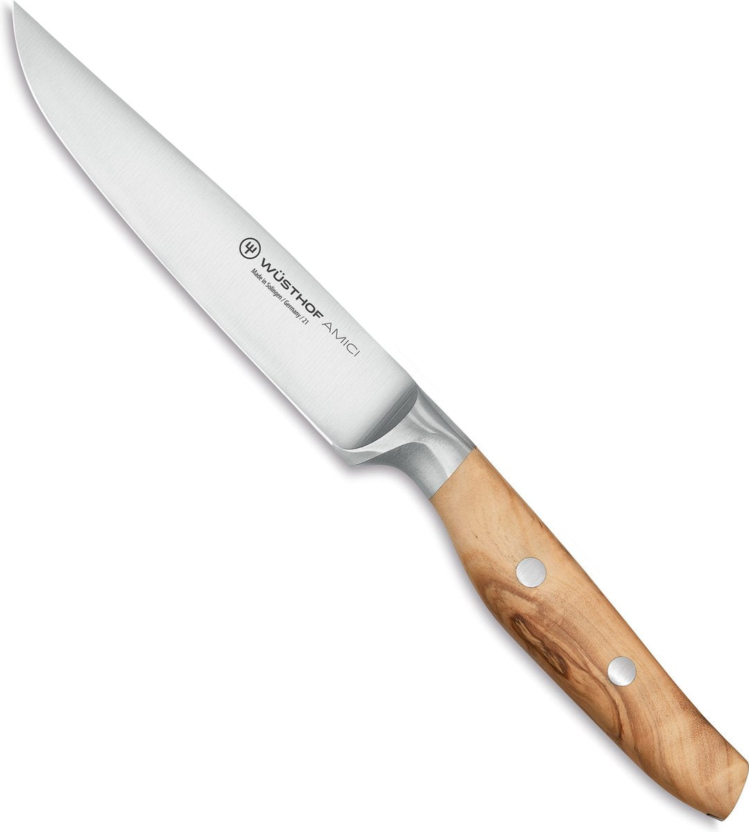 Wusthof amici bøfkniv - 12cm - oliventræ