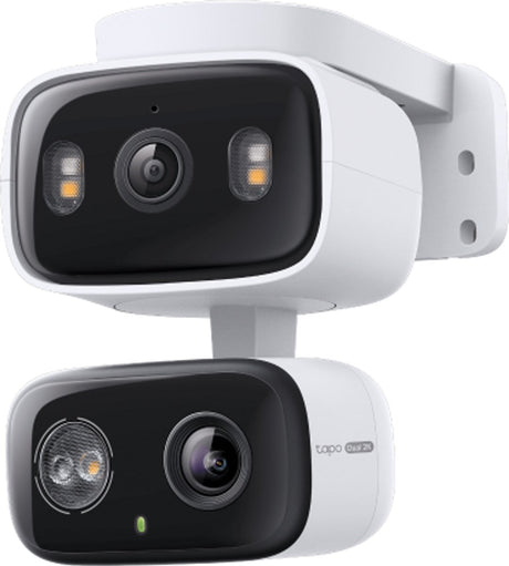 TP-Link Tapo C246D sikkerhedskamera dobbelt linse - indendørs udendørs - 2K 3MP - pan tilt - AI-detektion - IP65