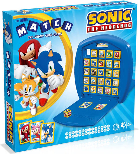 Winning moves top ttrumps match - brætspil - sonic multilingual