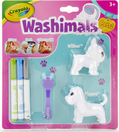 Crayola washimals - hunde forlængersæt