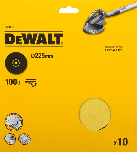 Dewalt dt3179 slibeskive 225mm ve=10