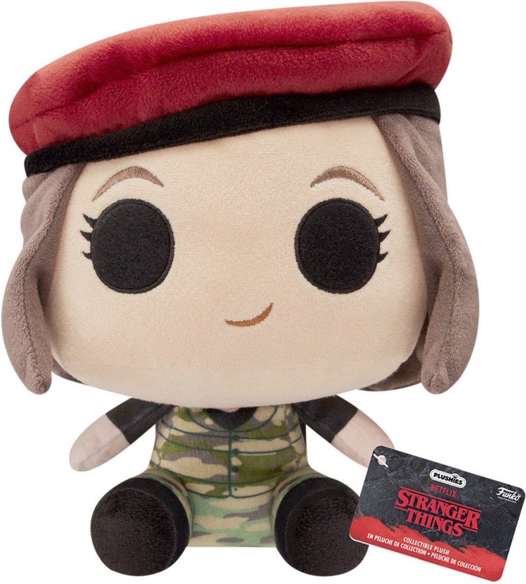Funko fremmede ting plys kæletøjsdukke! sæson 4: hunter robin 18 cm flerfarvet