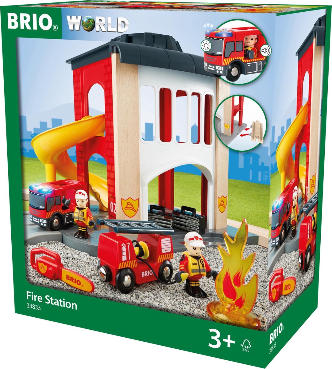 Brio stor brandstation - 33833 - togbanedel