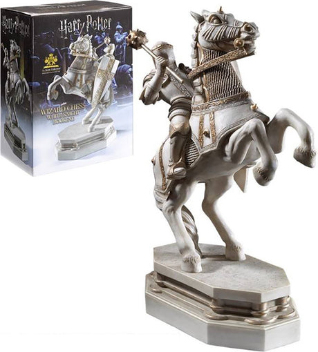 Noble samling harry potter - troldmand skak ridder bogstøtte hvid