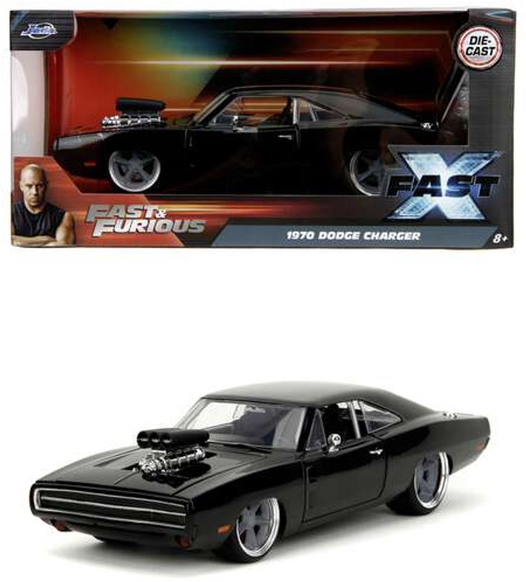 Jada fast furious 1970 dodge oplader 1;24