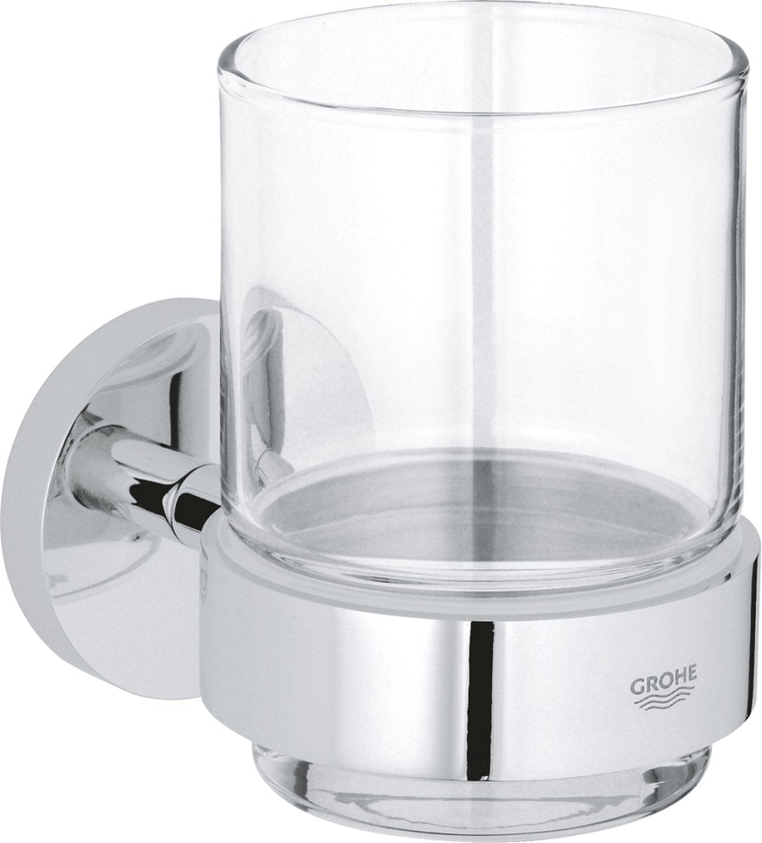Grohe startglas med holder - krom