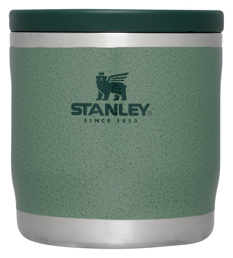 Stanley adventure to-go termokande madkasse 350 ml - 4 timer varm - 4 timer kold - lækagesikker madbeholder - nem påfyldning og rengøring - BPA-fri - hammertone grøn