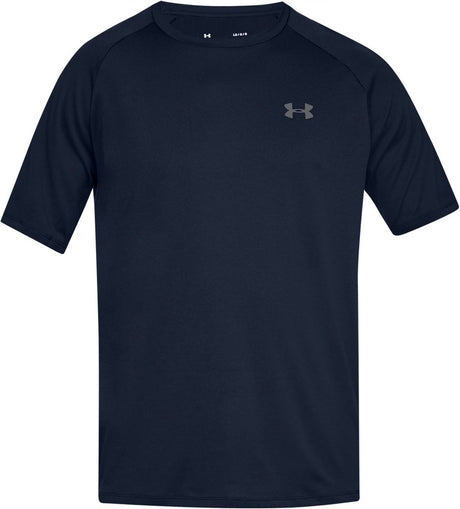 Under armour ua tech 2.0 ss tee-blu herre sportstrøje - akademi - grafit