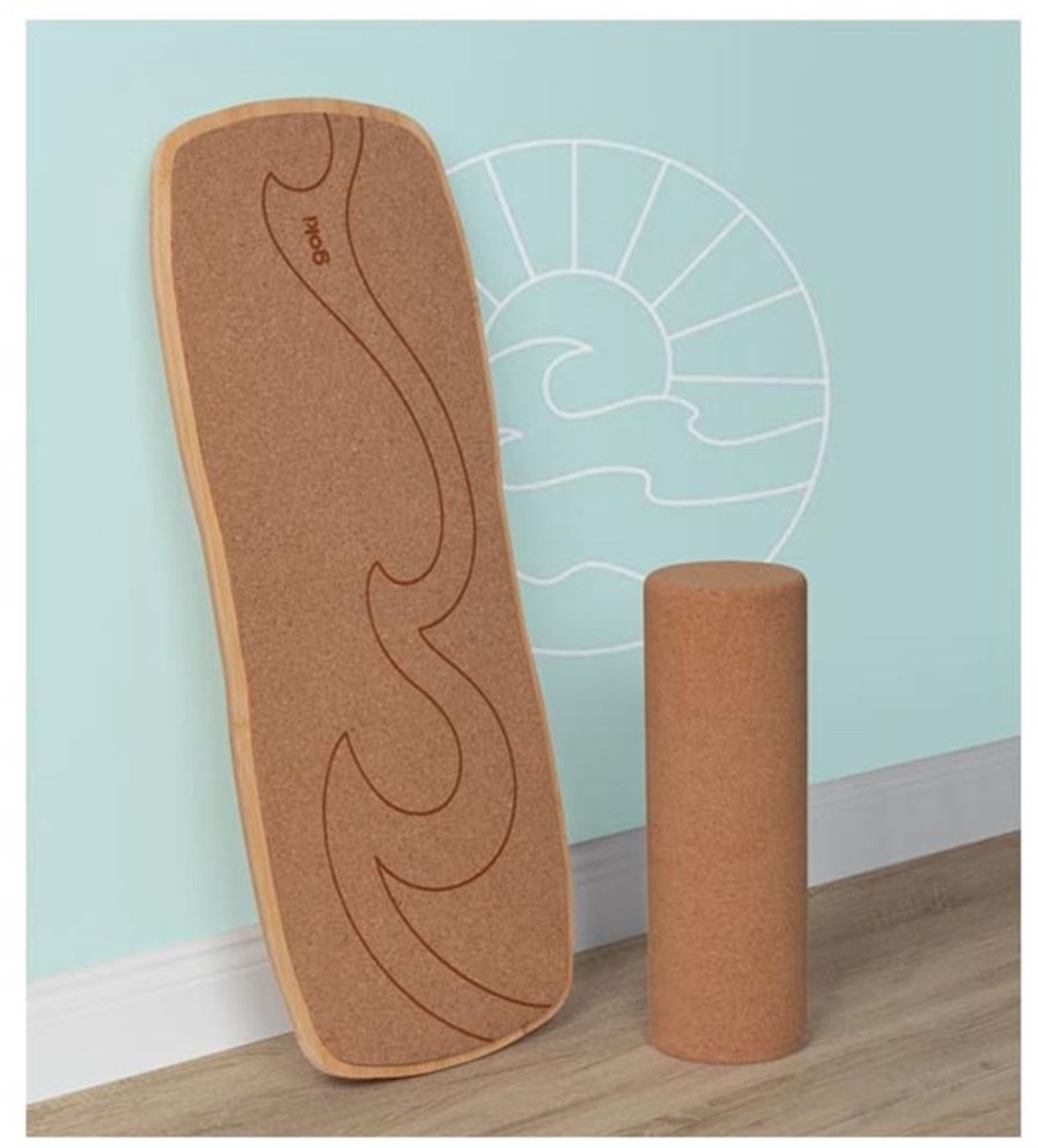 Goki Wood Balance Board Waikiki Beach, 2dlg.