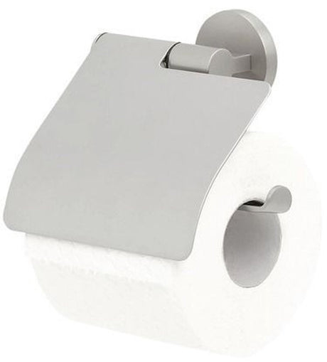 Tiger noon - toiletrulleholder med klap - toiletrulleholder - uden boring - boring eller limning - børstet rustfrit stål