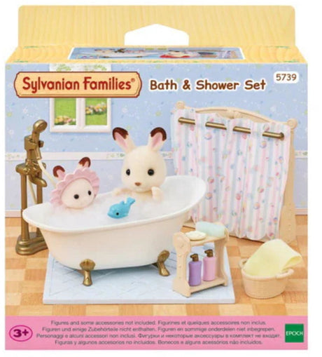 Sylvanian families 5739 bad brusesæt - dukkehus møbler