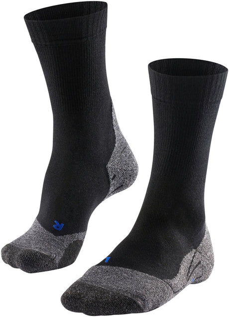 Falke tk2 cool anti-blister tyk lyocell funktionelt materiale gåstrømper kvinder sorte - str. 41-42