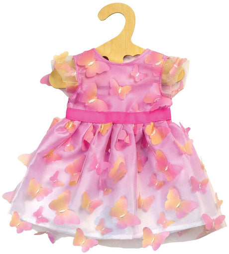 Heless pu-kleid frøken sommerfugl, gr. 28-35 cm