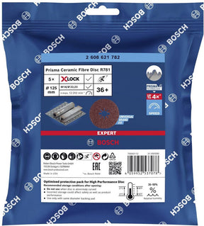 Bosch r781 expert prisme - fiberskive - 125mm - x-lock - p36