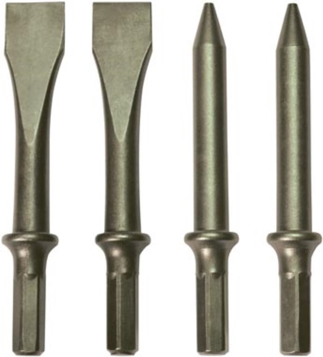 Stanley - 4 mejsler med sekskantet forbindelse
