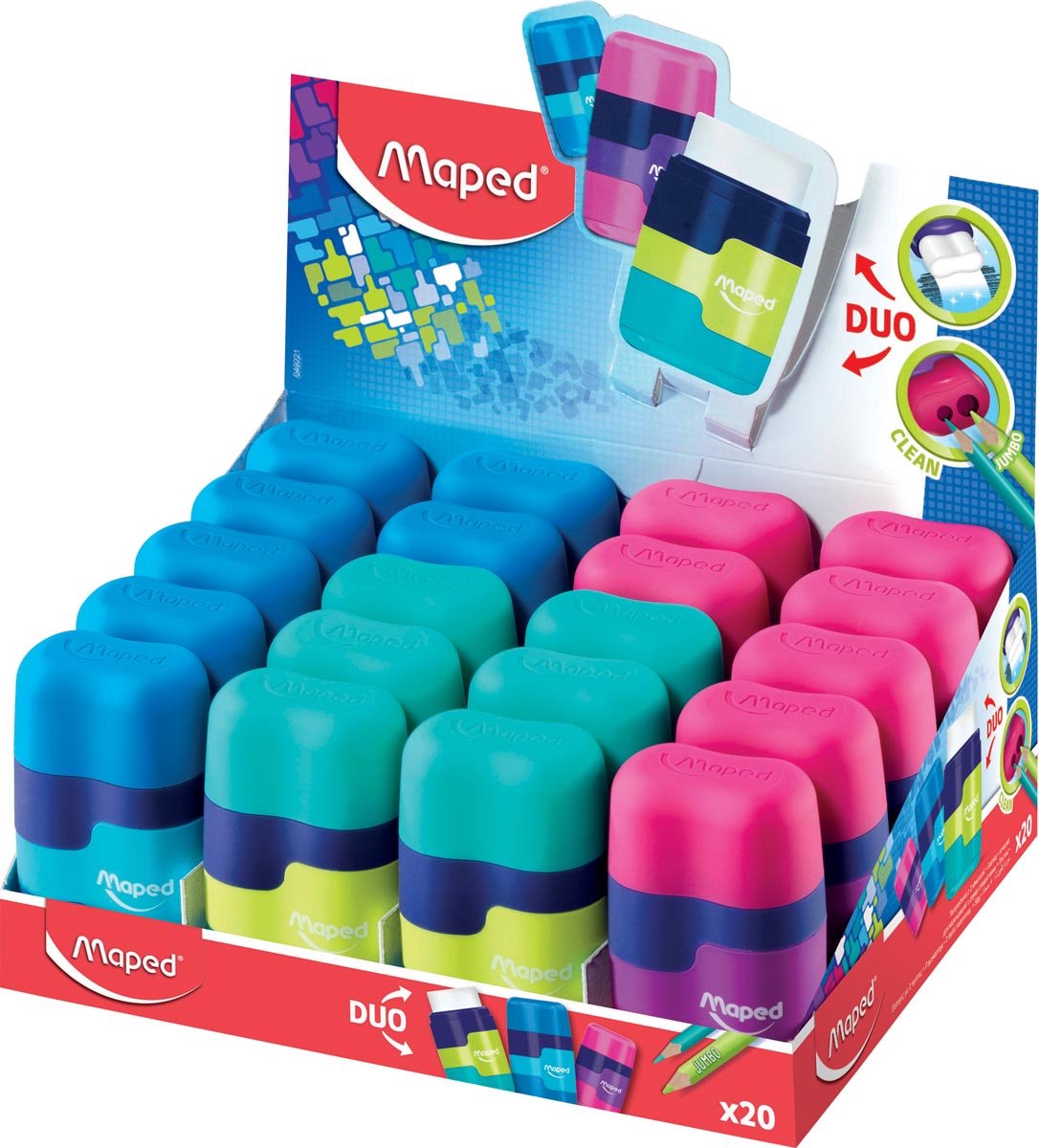 Maped kontorsliber+gum connect soft dis20