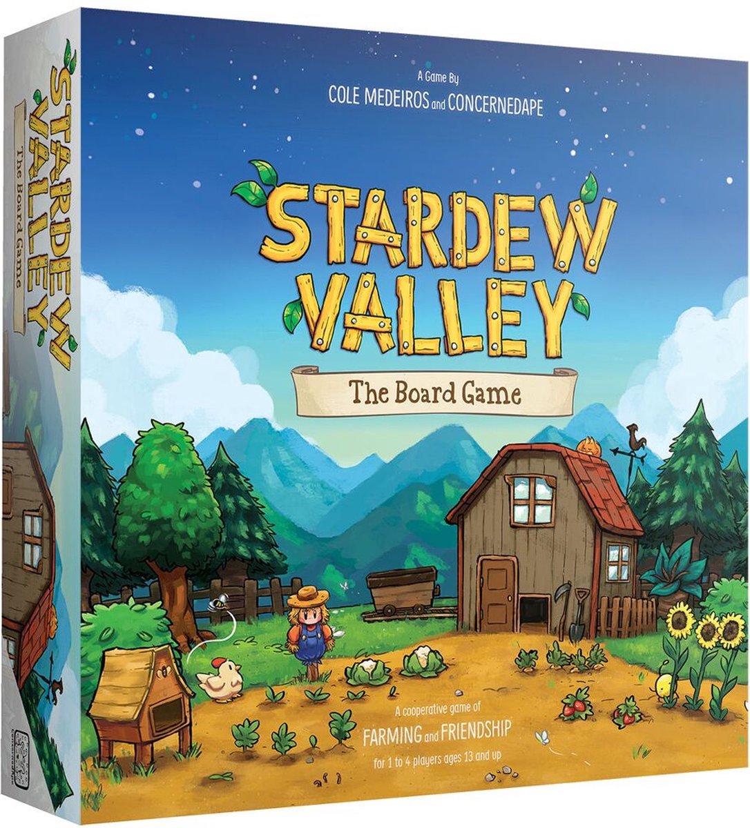 Wancelot stardew valley: brætspillet - engelsk brætspil