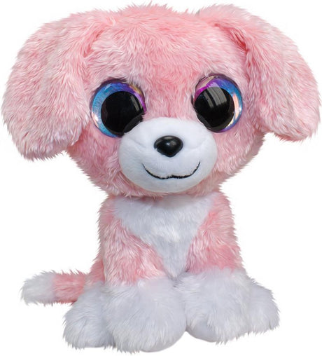Lumo stjerner krammetøj - pinky hund, 15 cm