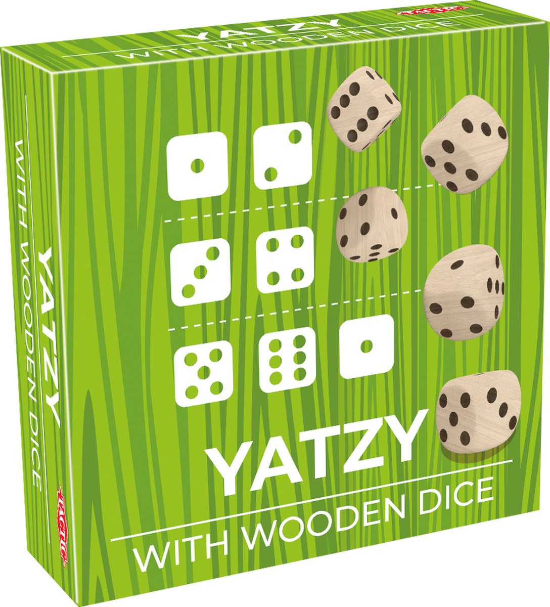 Tactic yatzy deluxe – terningespil – klassiske spil – træspil – fra 5 år