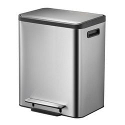 Pedalspand vepa-spande ecocasa 15+15l rustfrit stål