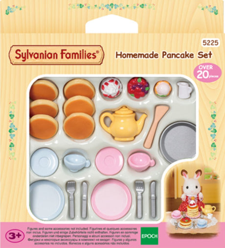 Sylvanian familier sæt 5225 pandekage bagning dukkehus møbler