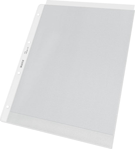 Leitz premium showtaske a4 pp - 30 % genbrugsplast - 4 huller - 100 stykker - gennemsigtig