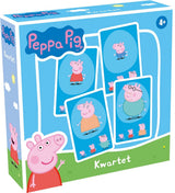 Taktisk peppa pig kvartet – kortspil – børnespil – fra 4 år – 2-4 spillere