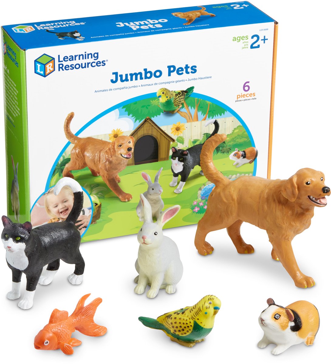 Læringsressourcer jumbo kæledyr - 1+