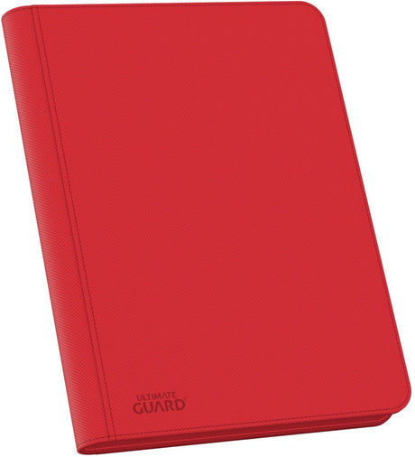 Ultimate guard zipfolio 360 18-lommers xenoskin - rød