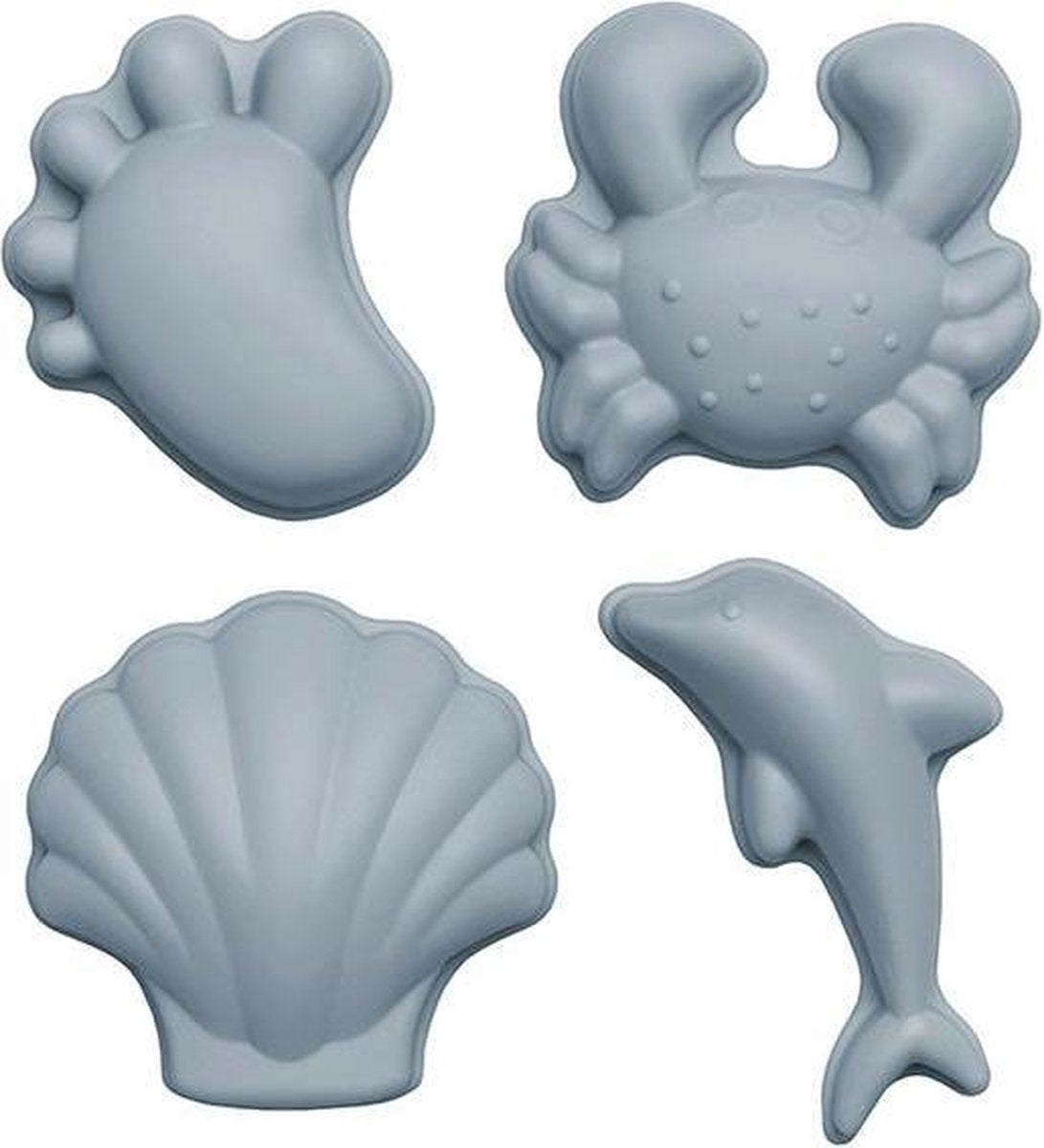 Scrunch sandforme - blå - foldbare - genanvendelige